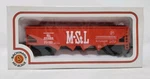 Bachmann Msl Open Quad Offset Hopper 42' Model Train Car #43-1006-46. Fixed Price $8.49.