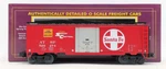 Mth 20-94008 O-scale Santa Red Silver Reefer Car Atsf #520274 Rtr Ovp. Fixed Price $29.95.