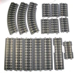 16 Misc. Secs. Mth Realtrax Nickel Silver Track, O-31 Curves, Full & Straights. Fixed Price $40.00.