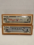 Tyco Kellogg's 358A & Boraxo 359B Hopper Cars Vintage Freight. Fixed Price $27.00.