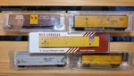Scale Freight Lot Union Pacific Micro-trains Red Caboose 6 Cars. Fixed Price $67.05.