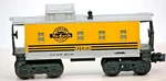 Lionel Scale Rio Grande Caboose Item 6-9166 1:48 Gauge Three Rail Yellow. Fixed Price $29.99.