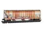First Union Rail Leasing 3-BAY Covered Hopper Weathered MTL#094 45 890 Scale. Fixed Price $42.59.