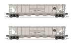Broadway Limited Prr Class H32 5-BAY Covered Hopper Pennsylvania #6 7255. Fixed Price $57.98.