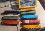Bachmann Ho Scale Freight Cars Multicolor Southern Union Pacific Burlington. Fixed Price $10.00.