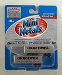 Nos Cmw Mini Metals Chicago Express 32' Aerovan Trailer Set Scale - 51104. Fixed Price $26.95.