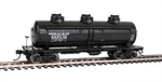 Walthers Ho Scale 36' 3-DOME Tank Car Shpx (black/white Lettering) #113. Fixed Price $27.99.