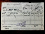 1904 Railroad Freight Union Line Prr Waybill Car No. 38135. Fixed Price $37.00.