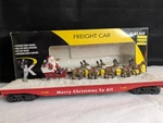 K-line K691-7402 O Gauge Santa & Reindeer Freight Car Flat. Fixed Price $99.77.