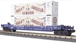Lionel Train Mth Rail King 30-76019 Great American Circus Stack Car. Fixed Price $79.00.
