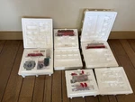 Hawthorne Village Budweiser Holiday Express Train Set Bachmann New Box Coa. Fixed Price $222.00.