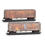 Micro-trains Mtl Pfe 40' Steel Ice Reefers Weathered 2-PACK 983 05 098 Sale. Fixed Price $50.39.