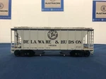 Weaver Delaware & Hudson #12124 PS-2 Covered Hopper Car 2-RAIL No Box. Fixed Price $24.99.