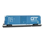 Micro-trains Mtl N-scale 60' Excess Height Boxcar Grand Trunk Western #384060. Fixed Price $27.99.
