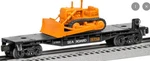 Nos Lionel 6-27822 Flatcar With Bulldozer Die-cast, Operating Couplers W/box. Fixed Price $98.00.