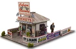 1:64 Scale Photo Real Ticket & Gate Entrance Model Hotwheels Scenery Sets. Fixed Price $20.99.