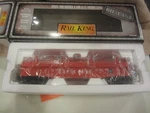 Mth Railking Die-cast 30-8203 Burlington Cb&q Gondola W/cover #83105. Fixed Price $64.99.