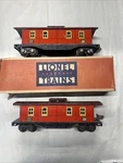 Lionel Gauge 1722 Cabooses Ives Transition. Fixed Price $16.99.