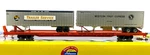 Ho Athearn 92623 85' Flat Car With 40' Trailers Transport Leasing Tlcx # 380. Fixed Price $69.99.