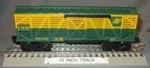 K-line 521302 Chicago & North Western Cnw Stock Car 027 Freight Wks/ Lionel. Fixed Price $22.00.
