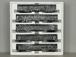Williams Nyc 2-TONE Gray 5-CAR Madison 80' Set 2700 O-scale (mint Box). Fixed Price $300.00.