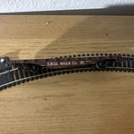 Marx Erie Ho Scale Flat Car #6028 1:87 Gauge Freight Model Train For Parts.. Fixed Price $6.00.