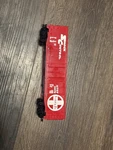 Tyco - Scale Santa Fe Box Car Train Red Atsf 12079 Shock Control Model. Fixed Price $10.34.