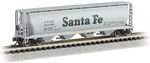 Bachmann 19152 Scale 4 Bay Cylindrical Grain Hopper Santa Fe. Fixed Price $30.69.