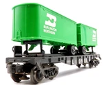 Lionel 6424 Flat Car With Bn Piggy Back Trailers Excellent Cond. INV894 Su BOX8. Fixed Price $48.00.