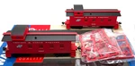 Ho Walthers 932-27561 30' 4-WINDOW Caboose 2-PK Chicago & North Western Cnw Red. Fixed Price $119.99.