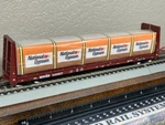 Bnsf - 60 Ft Bulkhead Lumber W/national Gypsum Drywall Custom Load Ho Scale New. Fixed Price $64.95.