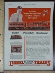 Rare Original Vtg Lionel Trains Goodell Pratt Tools Color Advertising Art Print. Fixed Price $19.95.