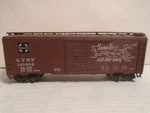 Vintage Athearn Ho Atsf 145356 40' Boxcar Metal Sprung Trucks Kadee Couplers. Fixed Price $24.99.