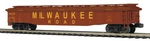Mth 20-95538 Milwaukee Road Gondola W/ Cover Gauge Freight 3-RAIL New. Fixed Price $65.00.