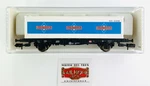 1067. Fleischmann 8240 Platform Wagon With Container "bad-reichenaller". Fixed Price $17.43.