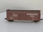 Atlas Scale 3405 Milwaukee Road 40FT Standard Single Door Boxcar 39405. Fixed Price $8.00.