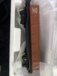 + Mth Gauge Tinplate 800 Series Orange / Black No. 812 Gondola 10-3006. Fixed Price $95.00.