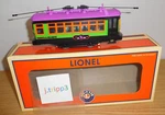 Lionel 2435030 Halloween Trolley Car Gauge Train Motorized Underside Lighting. Fixed Price $139.95.