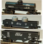 Nib Lionel 6-52028 Gauge Ttos Ford Hopper, Tank Car, And Gondola Freight Set. Fixed Price $119.99.