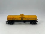 Athearn #58577 Ho Scale Yellow Southern Pacific Single Dome Tank Car Fair Cond. Fixed Price $8.99.