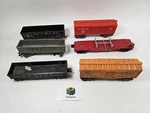 FB4 Marx Gauge "santa Fe All Way" Sfrd No. 3280 Orange Box Car + Others. Fixed Price $49.99.