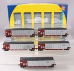 Athearn 93004 Ho Scale Bnsf Bethgon Coalporter (pack Of 5) Ex/box. Fixed Price $122.49.