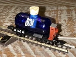 Marklin Z Scale Mini Club 82452 Blue Glass Tank Car - New. Fixed Price $44.75.