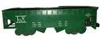 Vintage Marx Train Lehigh Valley 21913 Green Hopper Car. Fixed Price $15.95.