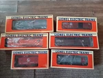 Lionel Trains, #6-16261, 6-16925, 6-16563, 6-16141, 6-16142, 6-16143 Mib. Fixed Price $155.00.