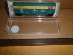 Micro Trains #32370 50' Standard Plug Door Boxcar -burlington Rt# Rbbx 79468. Fixed Price $15.00.