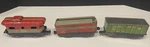 Vintage Marx Gauge Tin Litho Train Car Lot: Nyc 20102, Pa 37961, Lehigh 28500. Fixed Price $7.27.