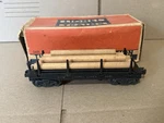 Lionel No. 3451 Automatic Lumber Car Postwar Era. Fixed Price $45.00.