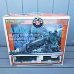 Lionel Gauge Area 51 Alien Spaceship Recovery Set 6-30087 (0-8-0 Locomotive). Fixed Price $225.00.