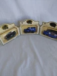 #3 Lledo Die-cast 1939 Fb Truck 1932 Atlas Tire Vehicle- 1941 Explore Van. Fixed Price $35.00.